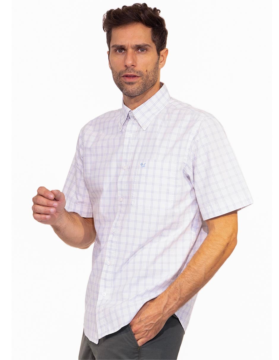 Camisa casual de algodón manga Corta para hombre Camisa casual de algodón manga Corta para hombre