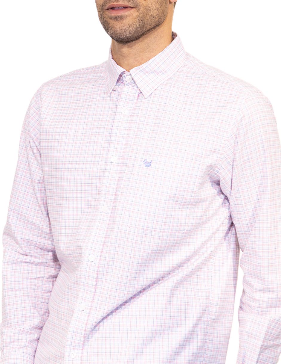 Camisa casual de algodón manga larga para hombre 3