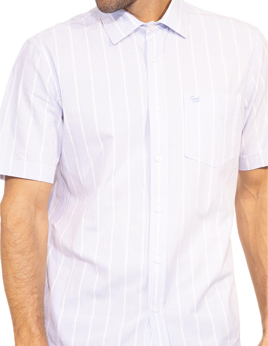Camisa casual de algodón manga corta para hombre 3