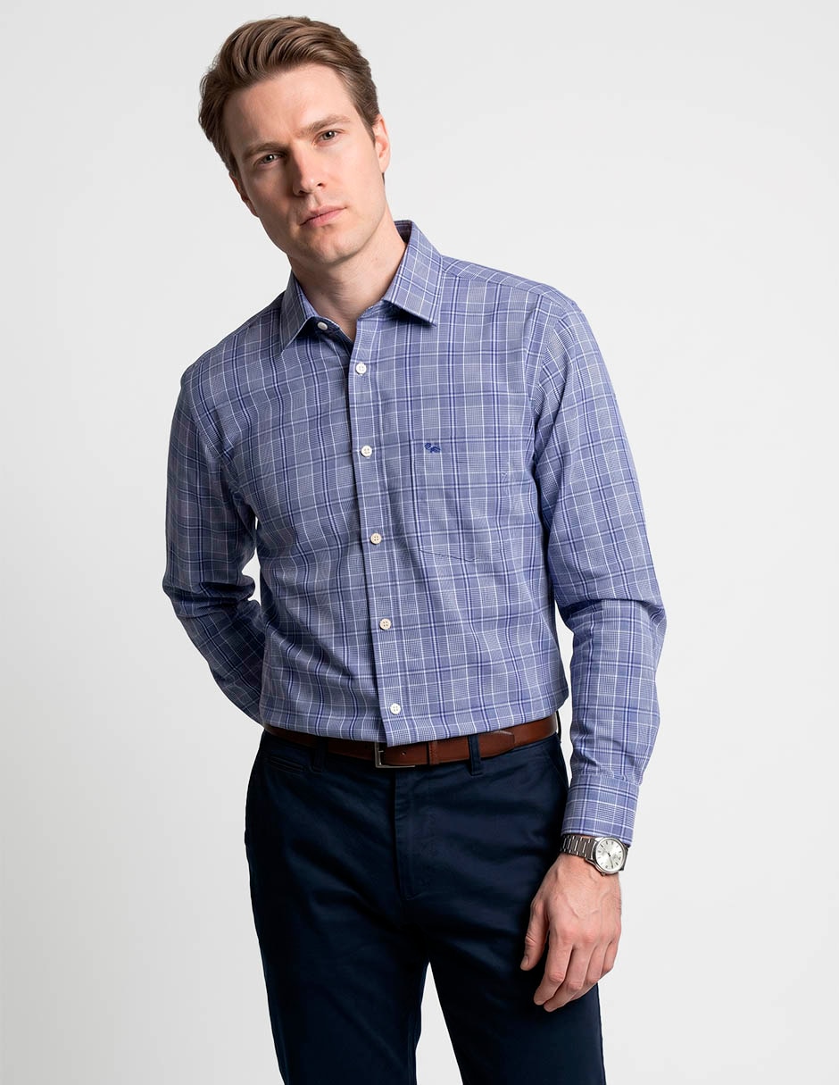 Camisa casual manga larga para hombre Camisa casual manga larga para hombre