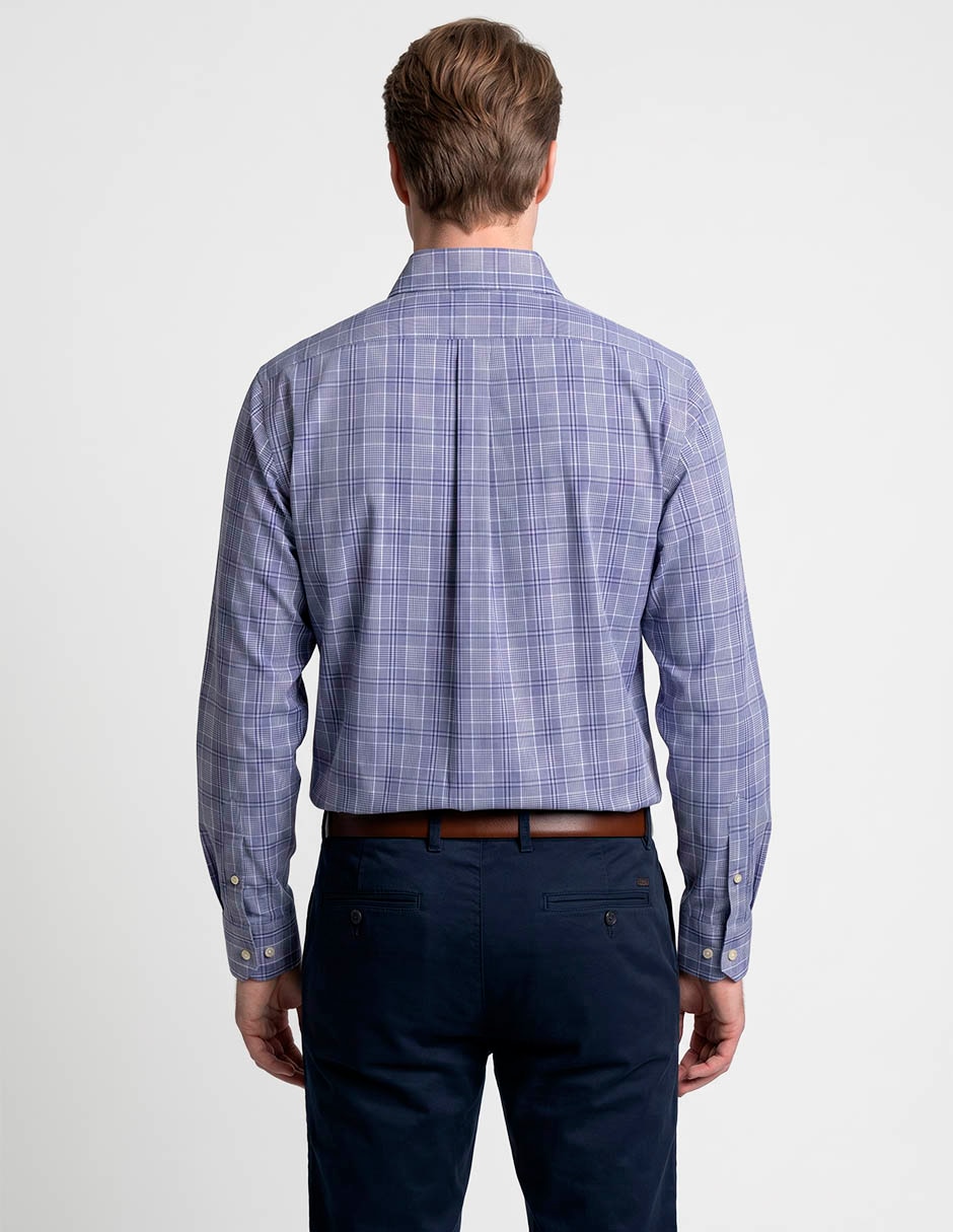 Camisa casual manga larga para hombre 2