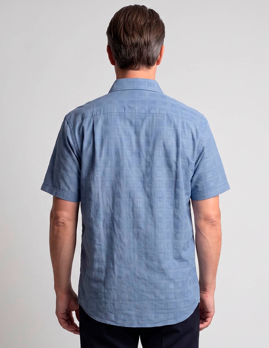 Camisa casual de algodón manga corta para hombre 2