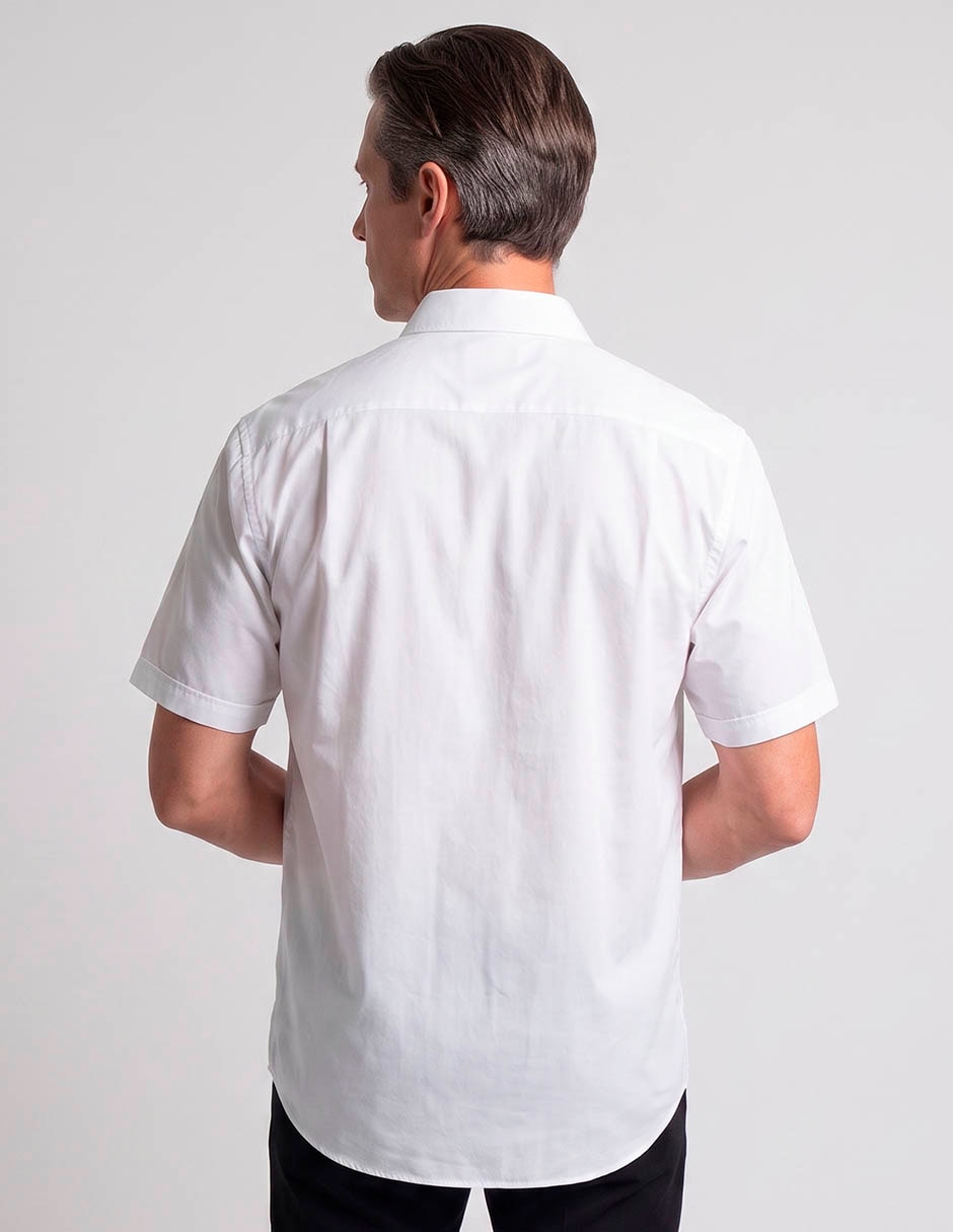Camisa casual cavalitti de algodón manga corta para hombre 2