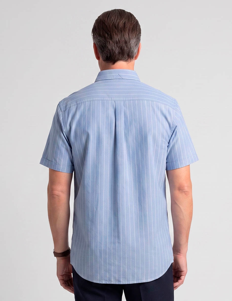 Camisa casual de algodón manga corta para hombre 2