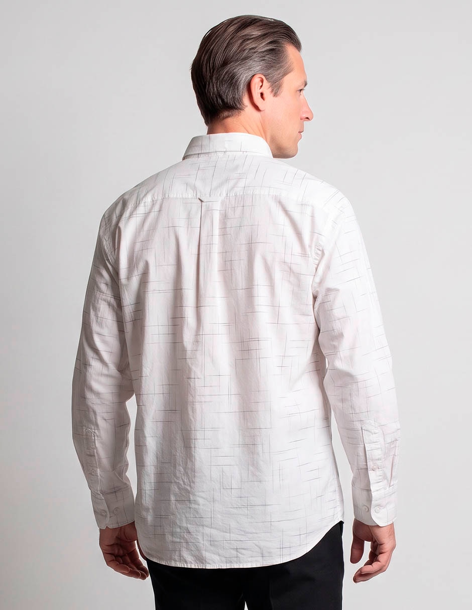 Camisa casual cavalitti de algodón manga larga para hombre 2