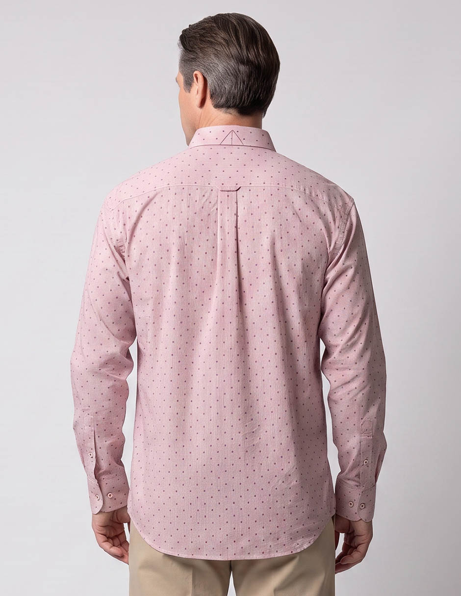Camisa casual de algodón manga larga para hombre 2