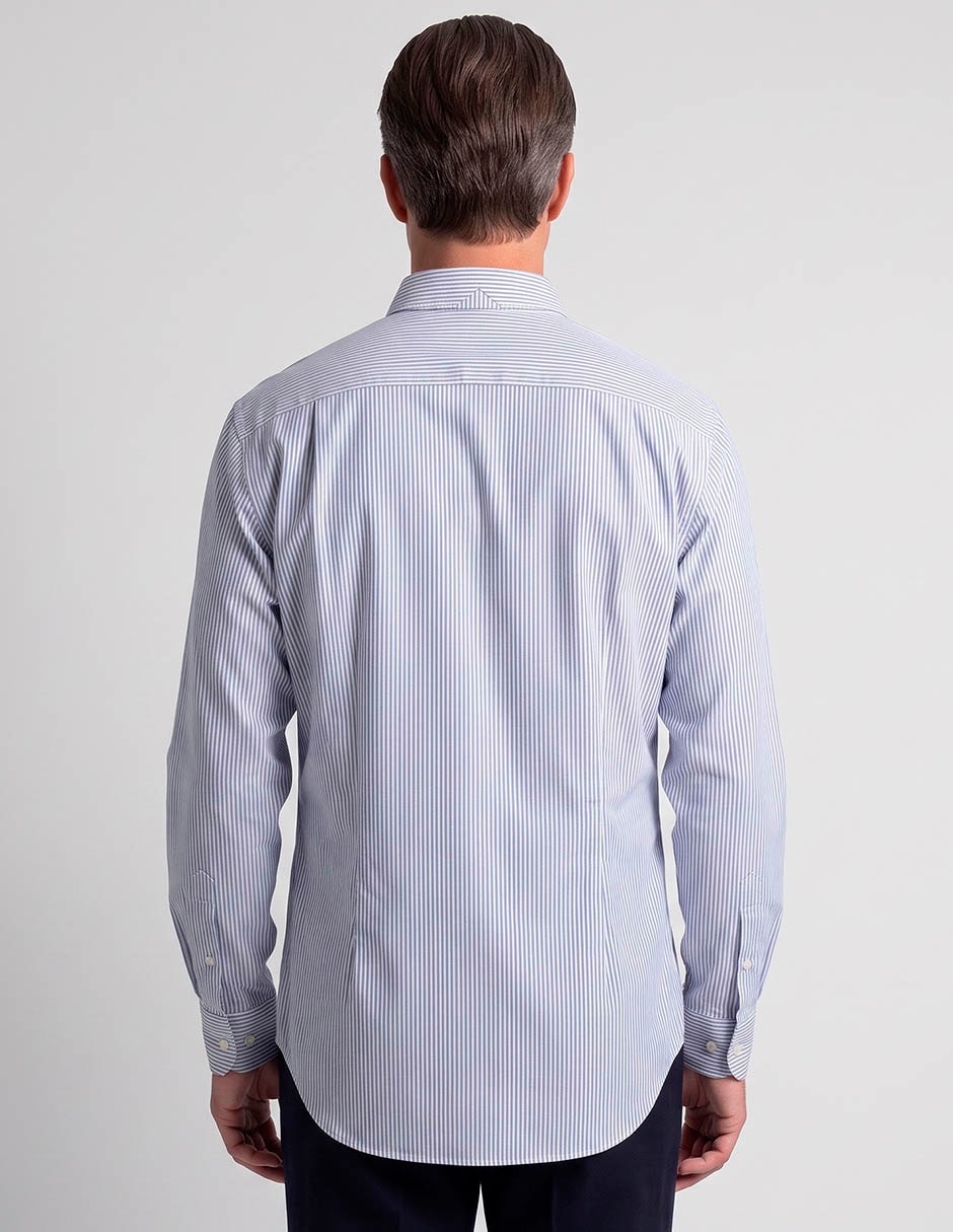 Camisa casual manga larga para hombre 2