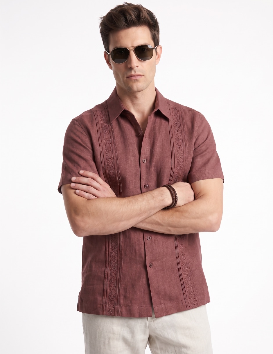 Guayabera manga corta para hombre Guayabera manga corta para hombre