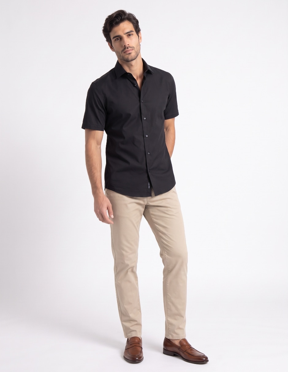 Camisa casual manga corta para hombre 3