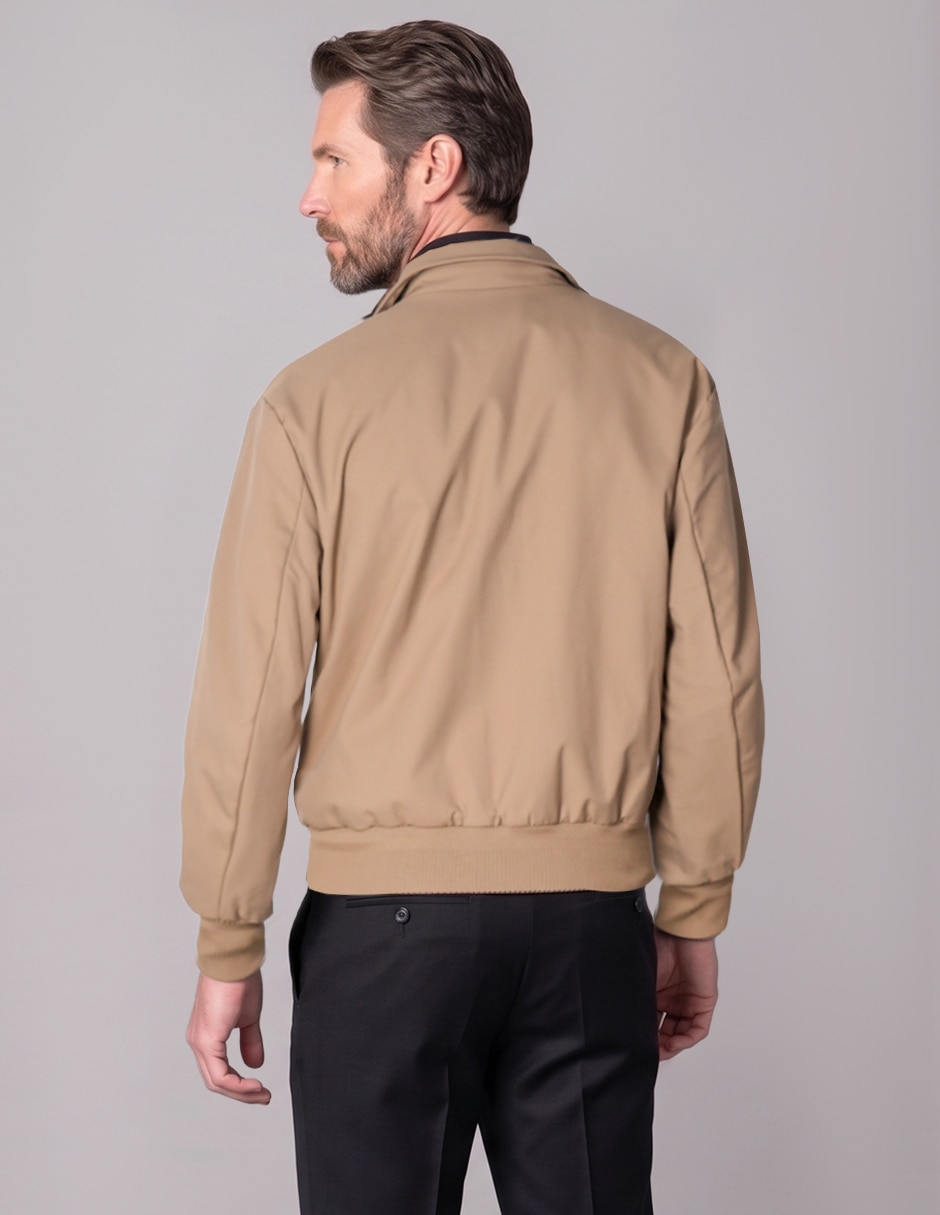 Chamarra bomber con bolsillos para hombre 2