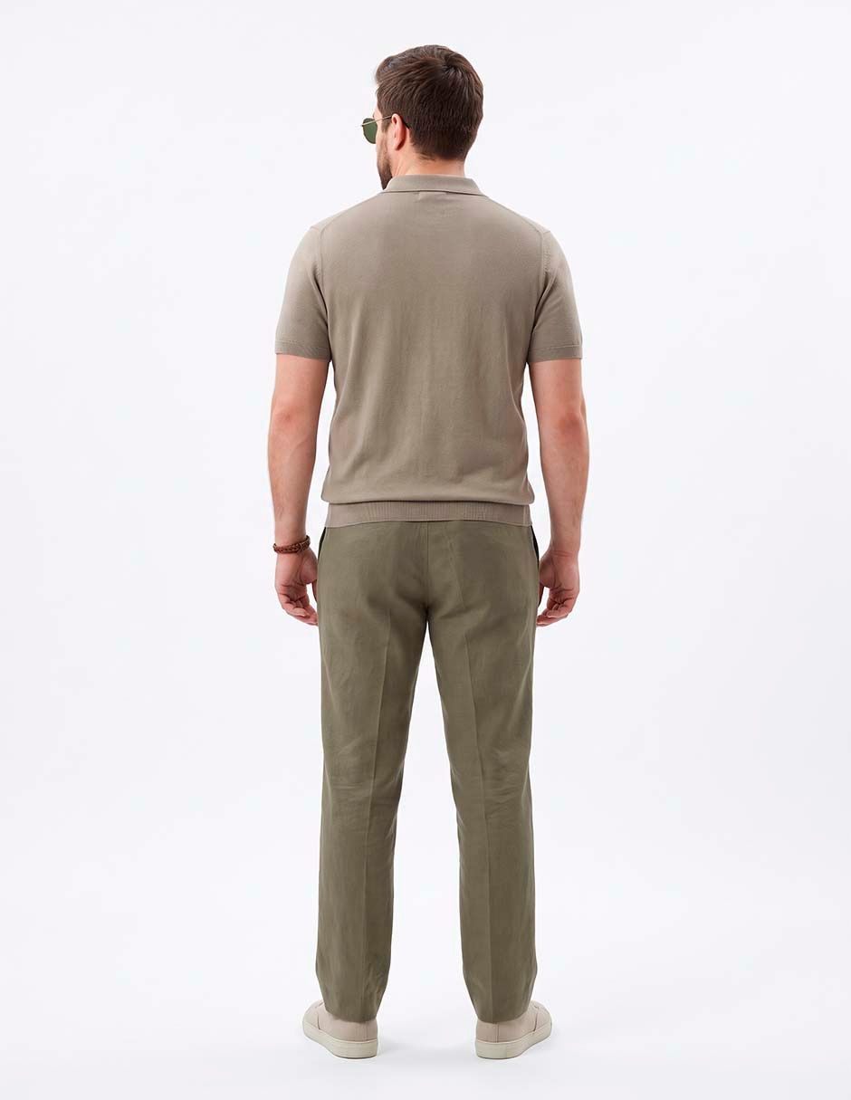 Pantalón de vestir straight para hombre 4