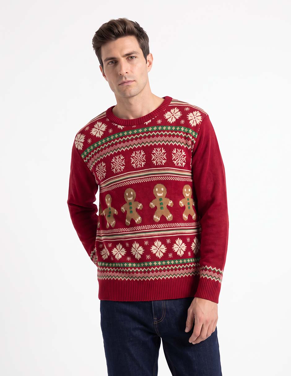 Suéter cuello redondo para hombre Suéter cuello redondo para hombre