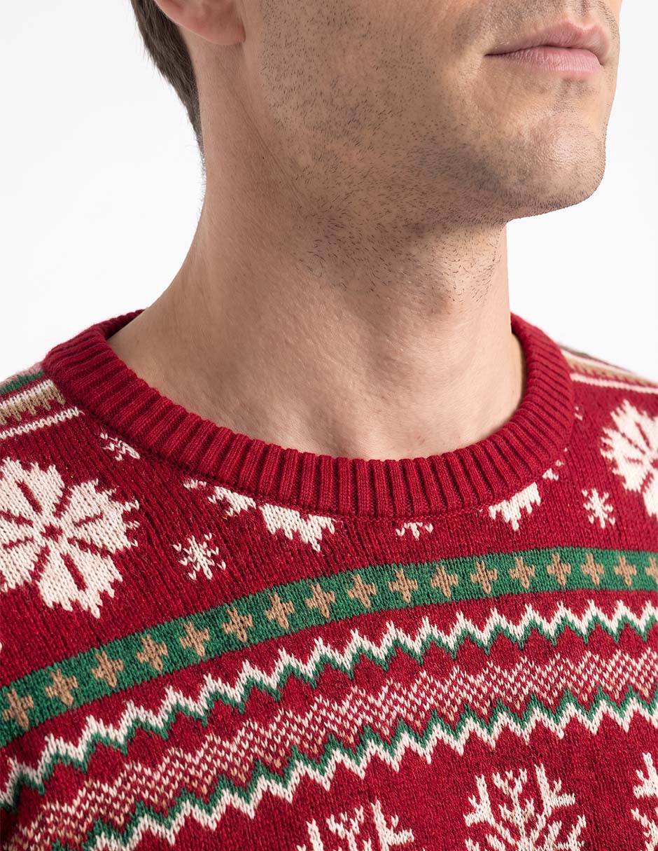 Suéter cuello redondo para hombre 2