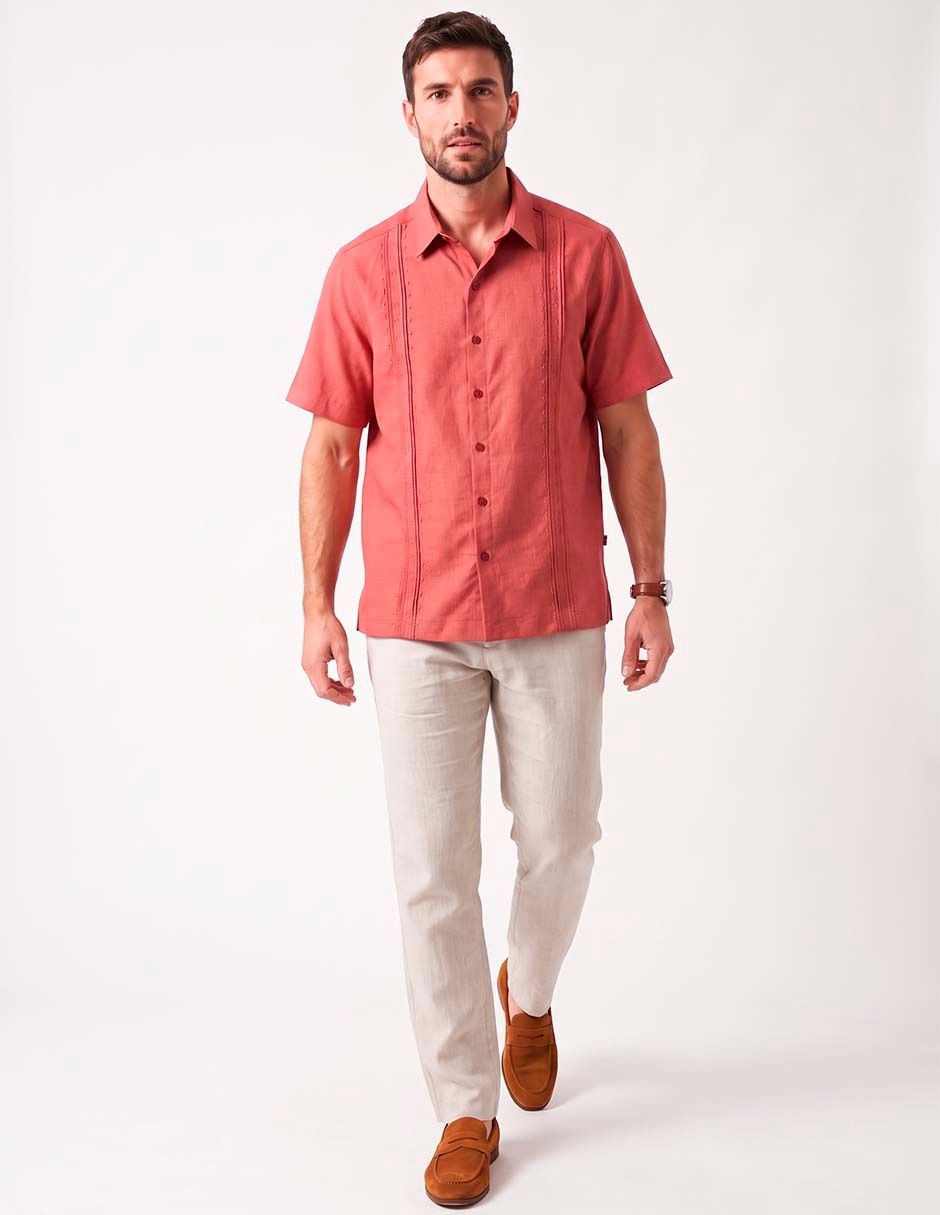 Guayabera manga corta para hombre Guayabera manga corta para hombre