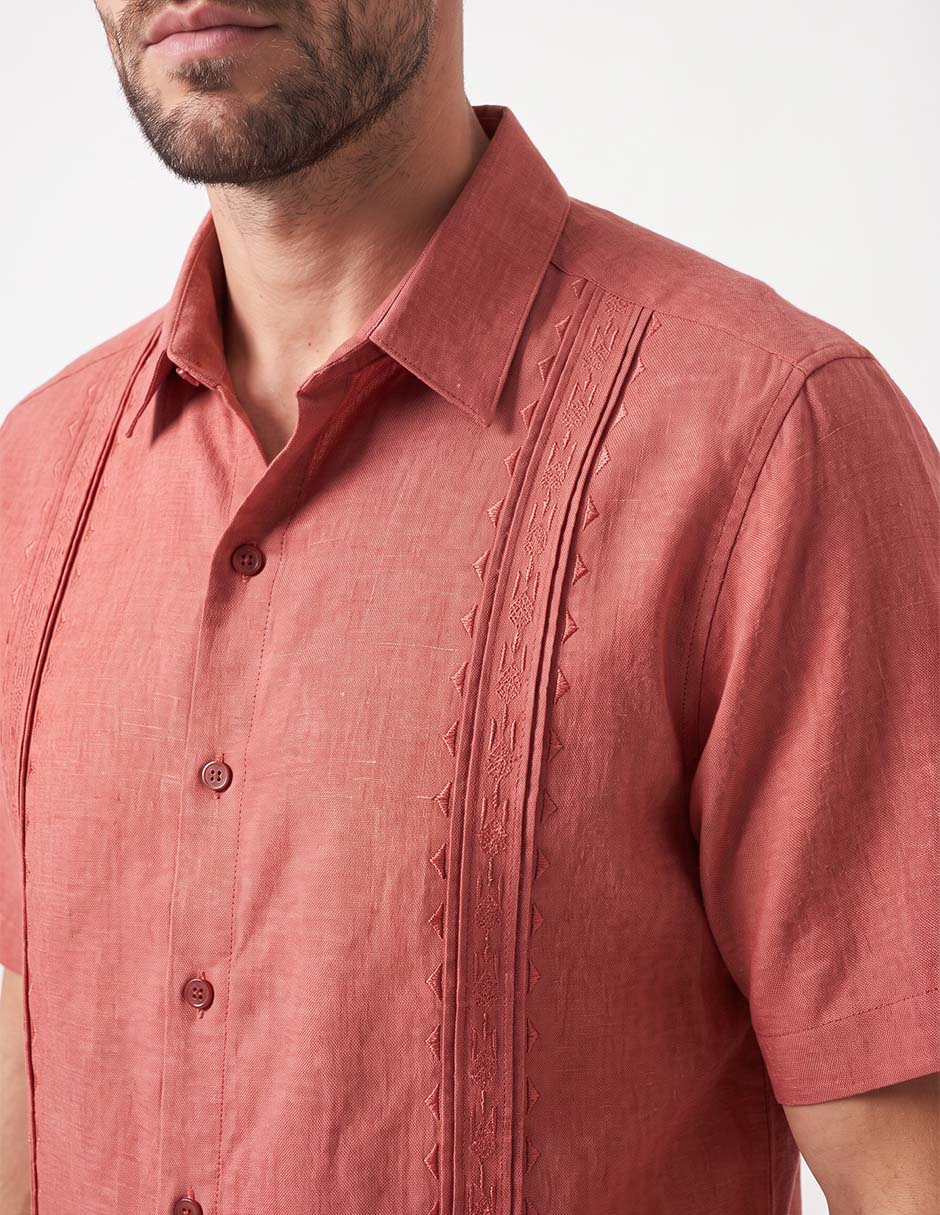 Guayabera manga corta para hombre 2