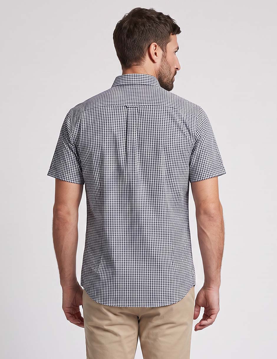 Camisa casual de algodón manga corta para hombre 4