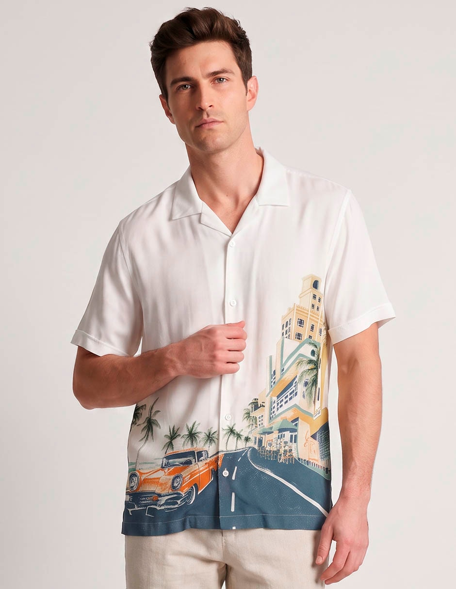 Camisa casual manga corta para hombre Camisa casual manga corta para hombre