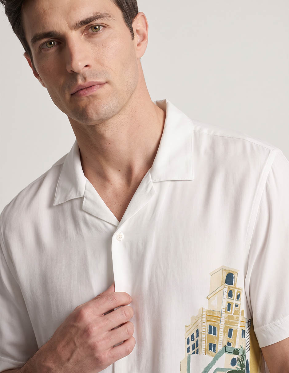 Camisa casual manga corta para hombre 3
