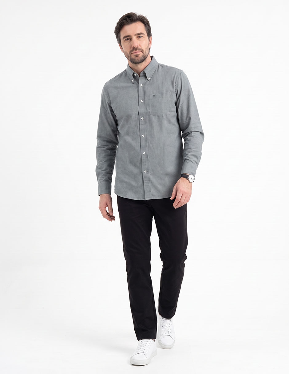 Camisa casual manga larga para hombre Camisa casual manga larga para hombre