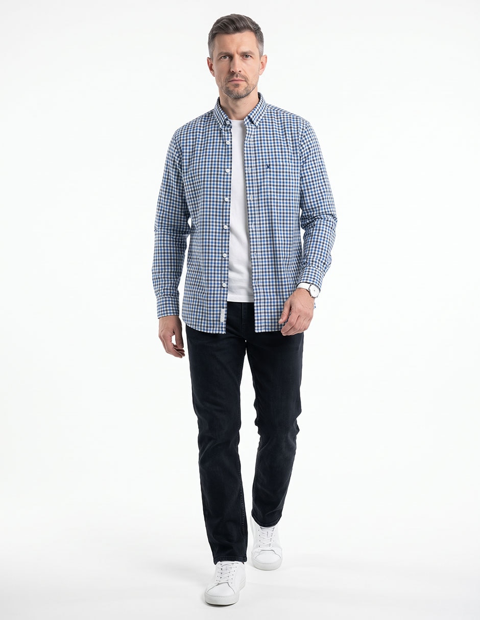 Camisa casual manga larga para hombre Camisa casual manga larga para hombre