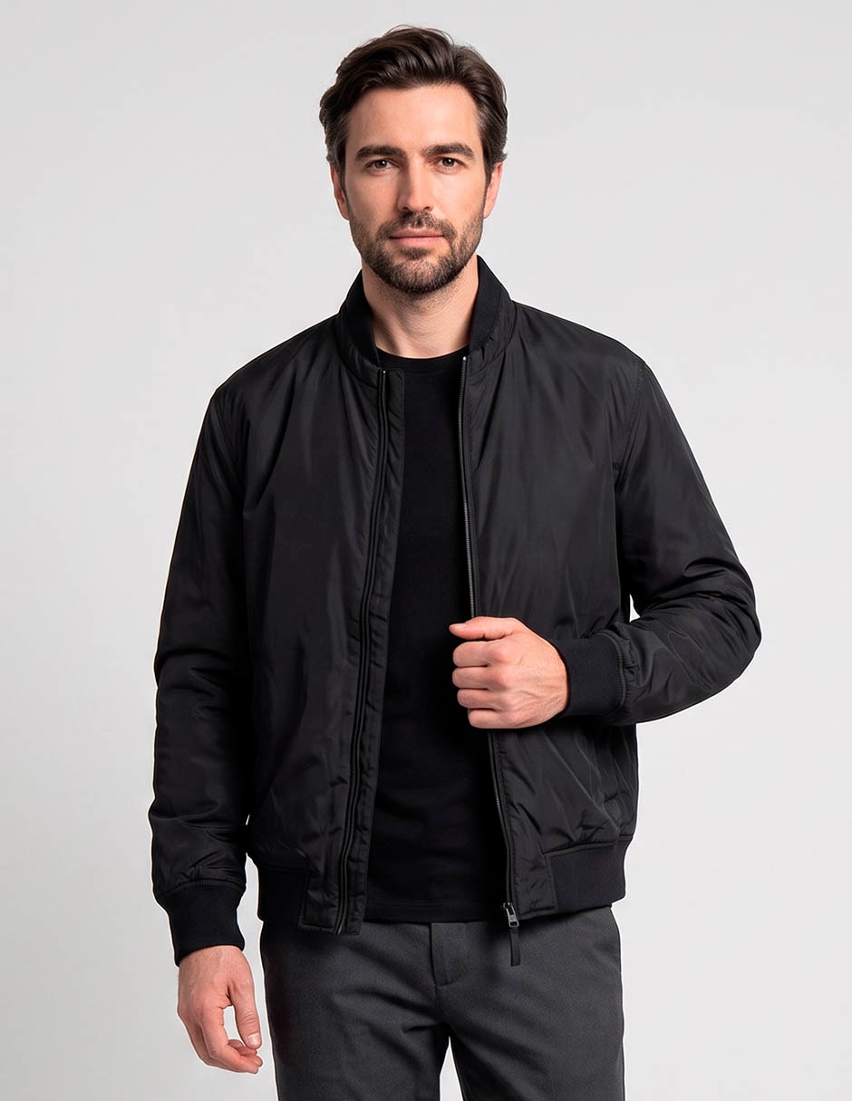 Chamarra bomber polosur con bolsillos para hombre