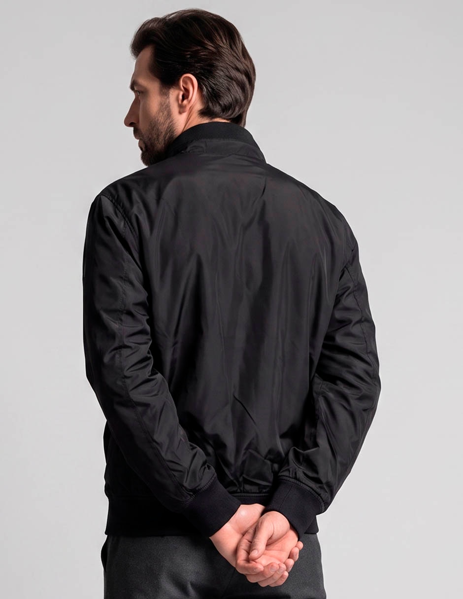 Chamarra bomber polosur con bolsillos para hombre