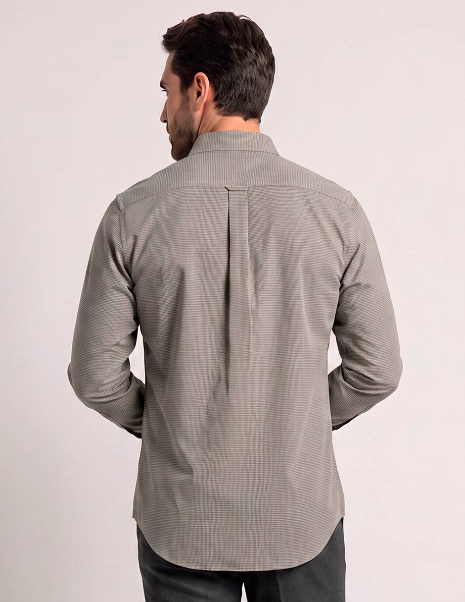 Camisa casual de algodón manga larga para hombre 2