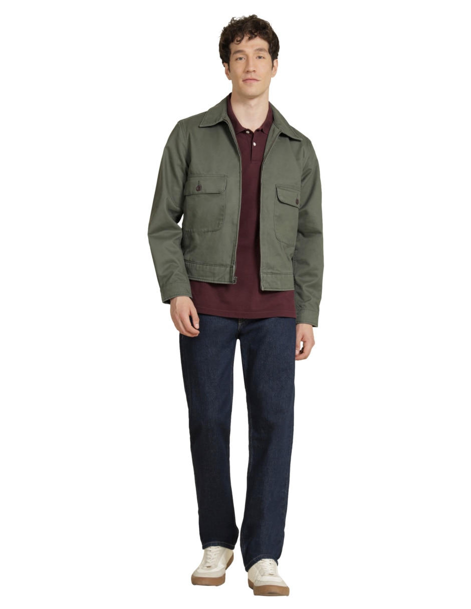 Pantalón casual regular de algodón para hombre Pantalón casual regular de algodón para hombre