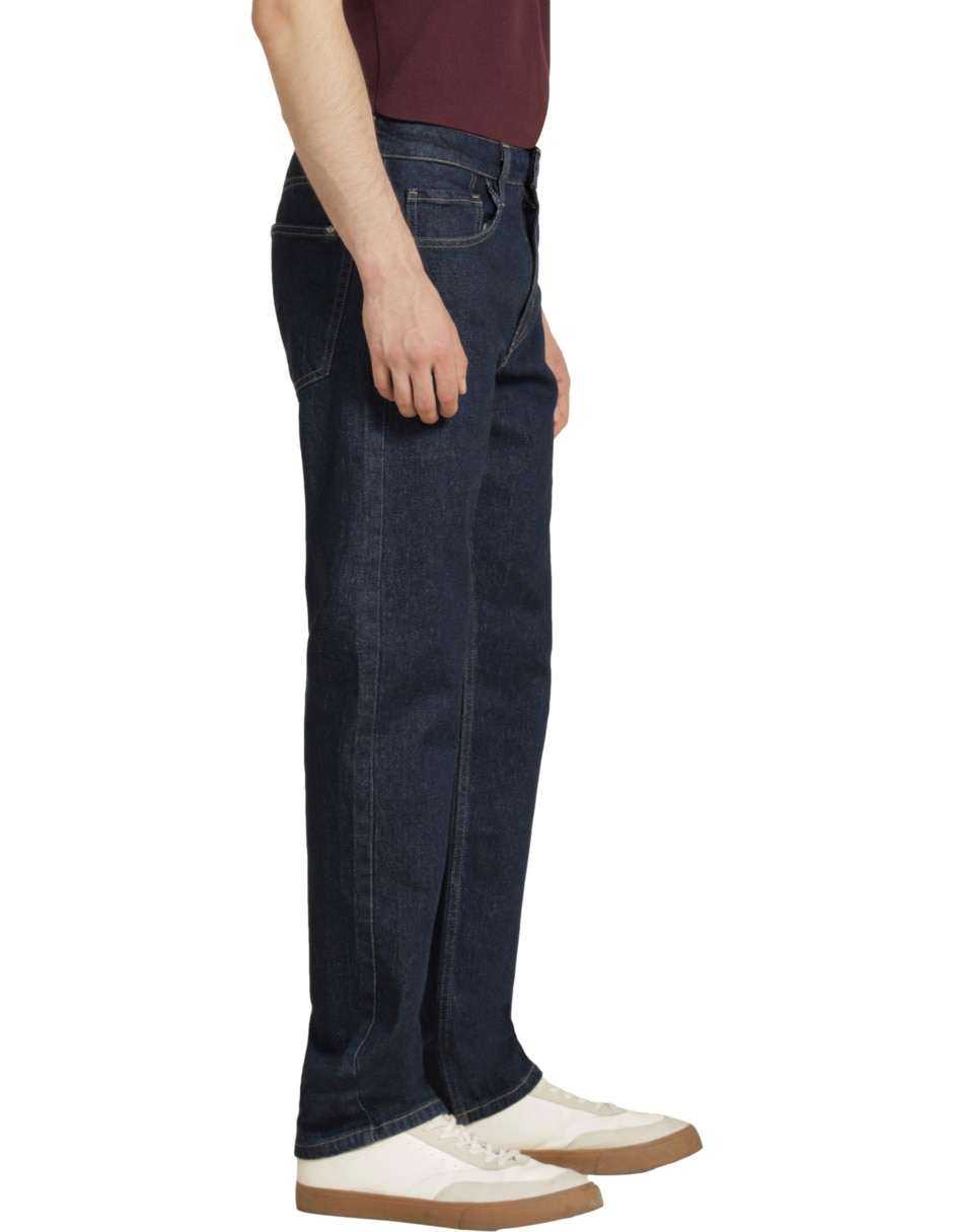 Pantalón casual regular de algodón para hombre 4