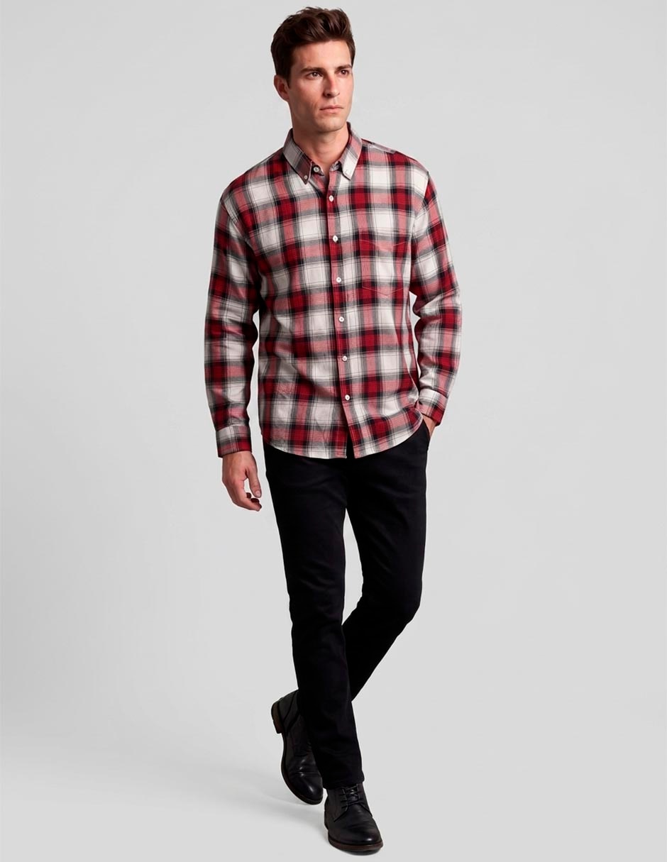 Camisa casual manga larga para hombre Camisa casual manga larga para hombre