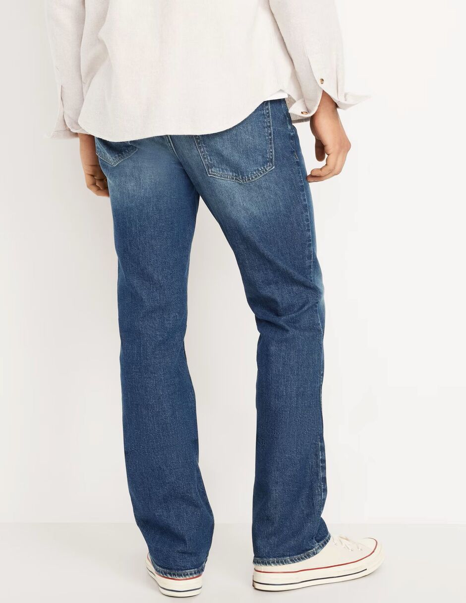 Jeans regular deslavado para hombre 2