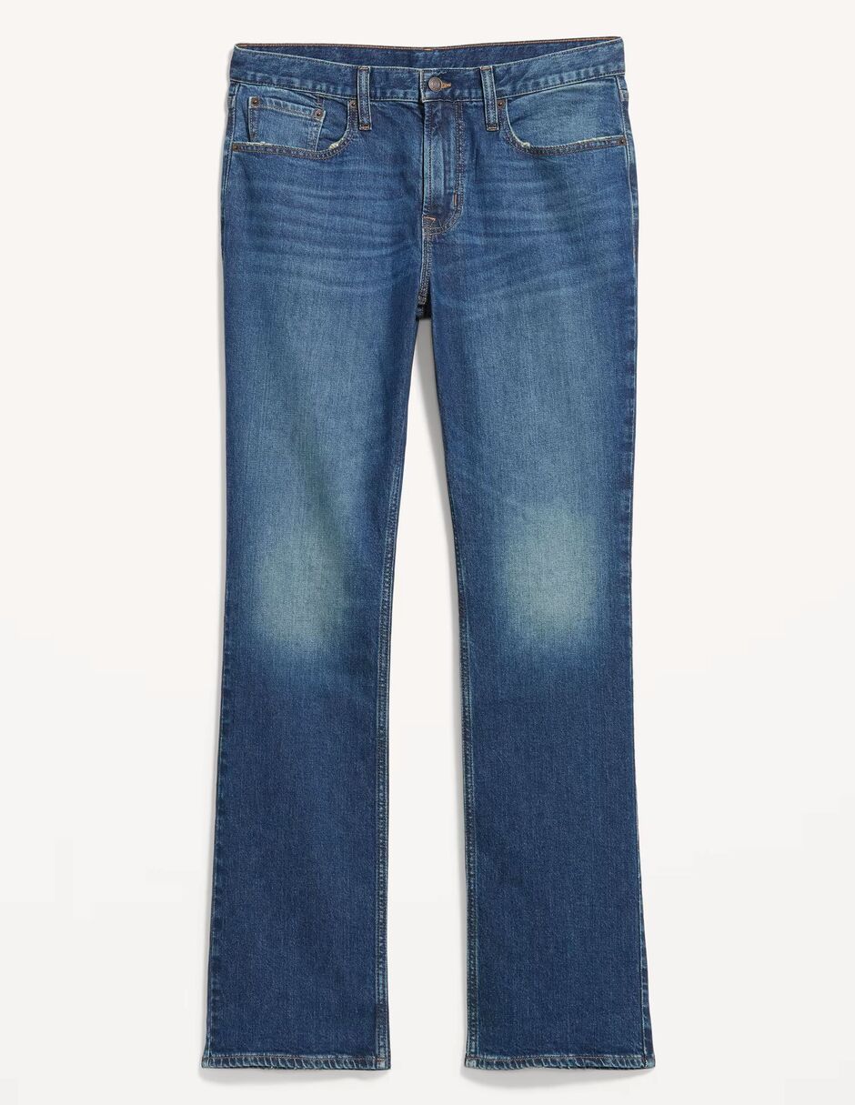 Jeans regular deslavado para hombre 3