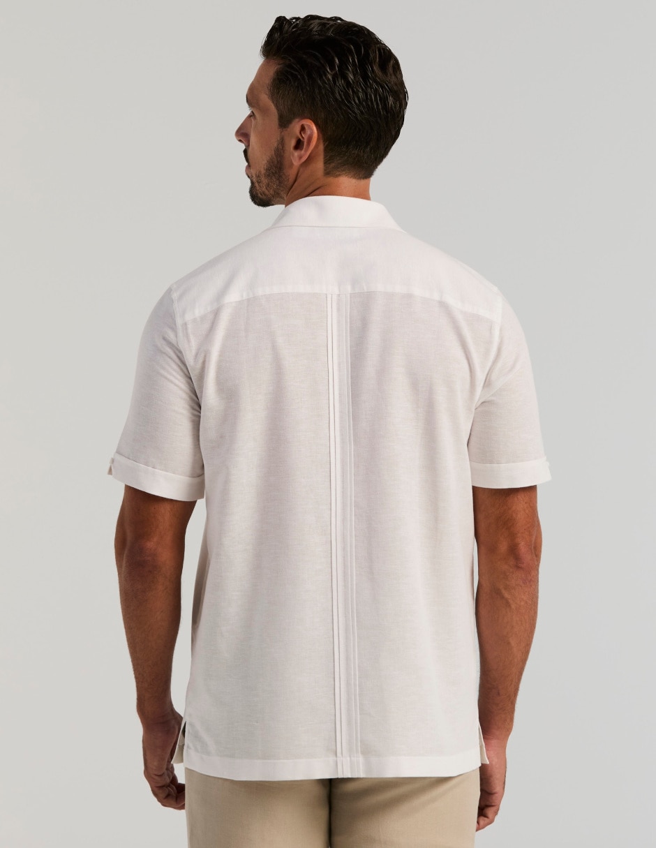 Guayabera manga corta para hombre 2