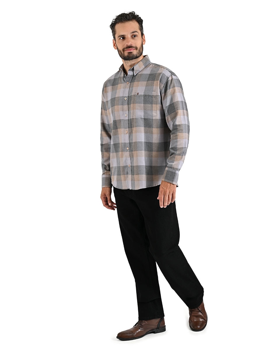 Camisa casual manga larga para hombre Camisa casual manga larga para hombre