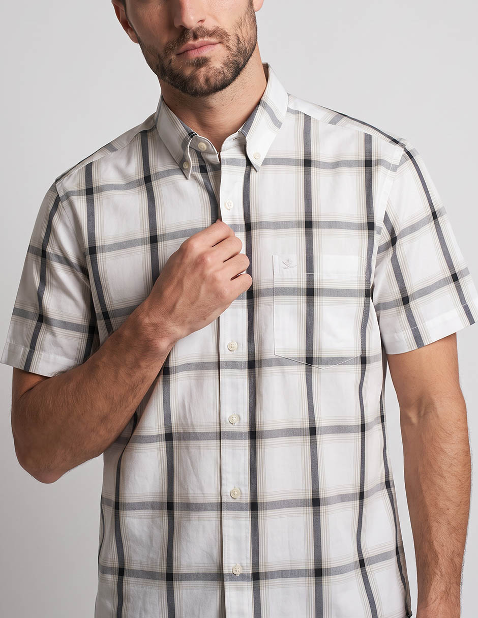 Camisa casual manga corta para hombre 3