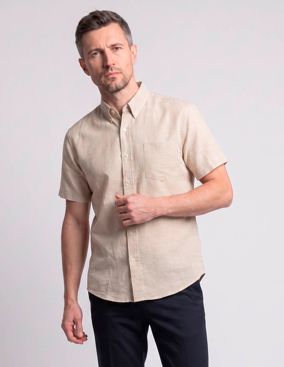 Camisa casual manga corta para hombre Camisa casual manga corta para hombre