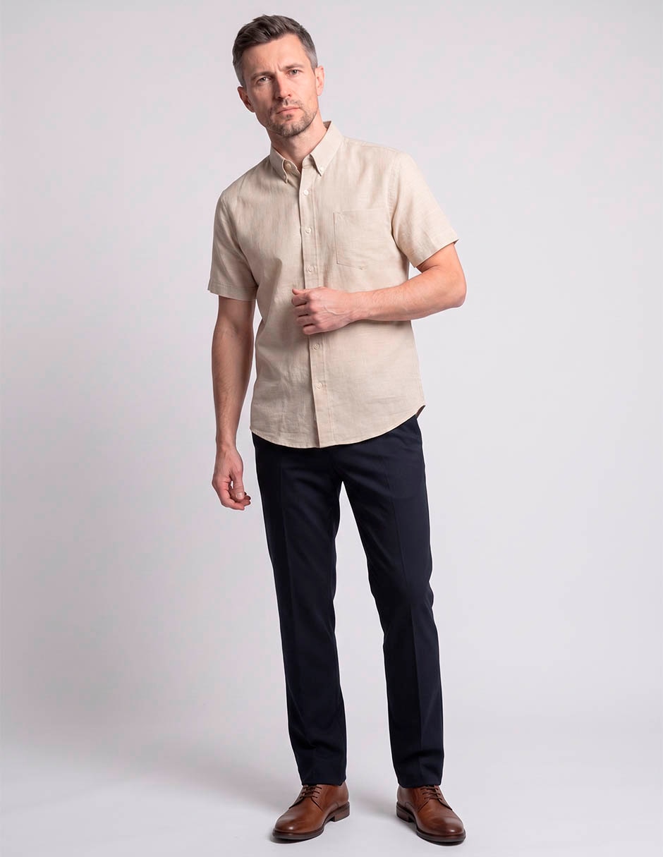Camisa casual manga corta para hombre 3