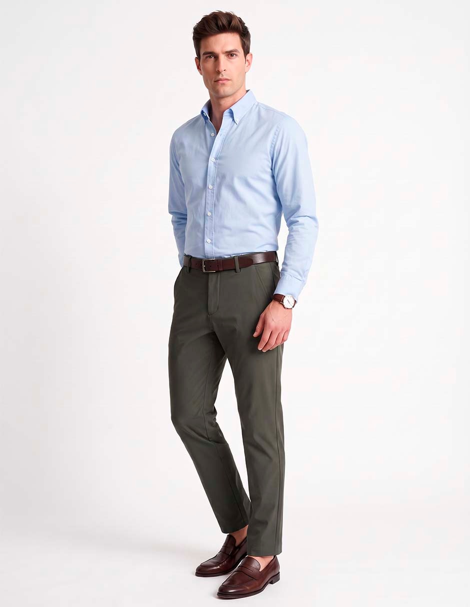 Pantalón straight para hombre 4