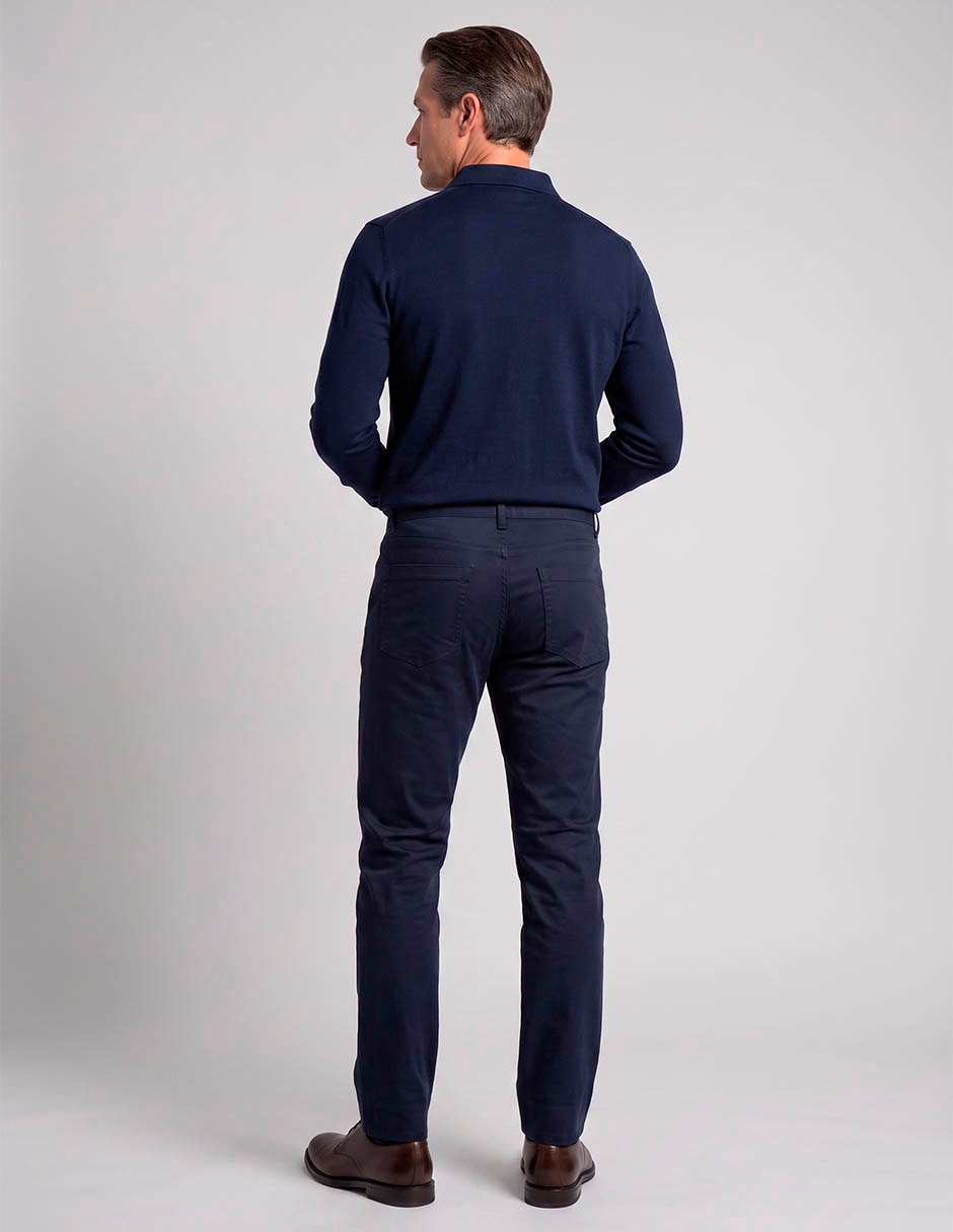 Pantalón chino de algodón para hombre 2