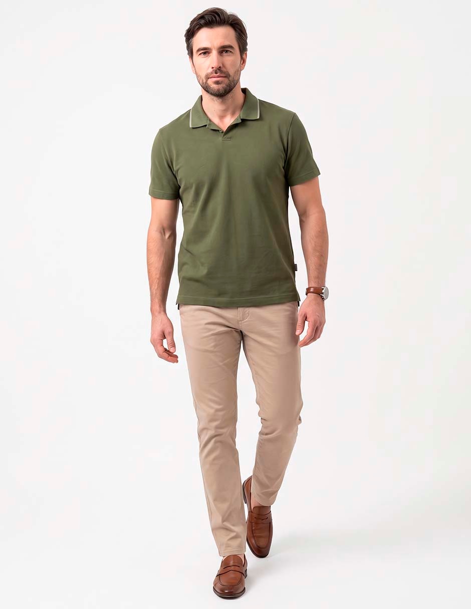 Playera tipo polo para hombre