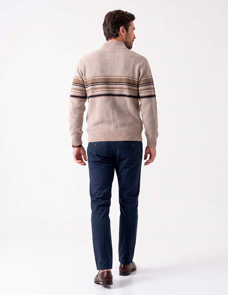 Suéter cuello alto para hombre 4