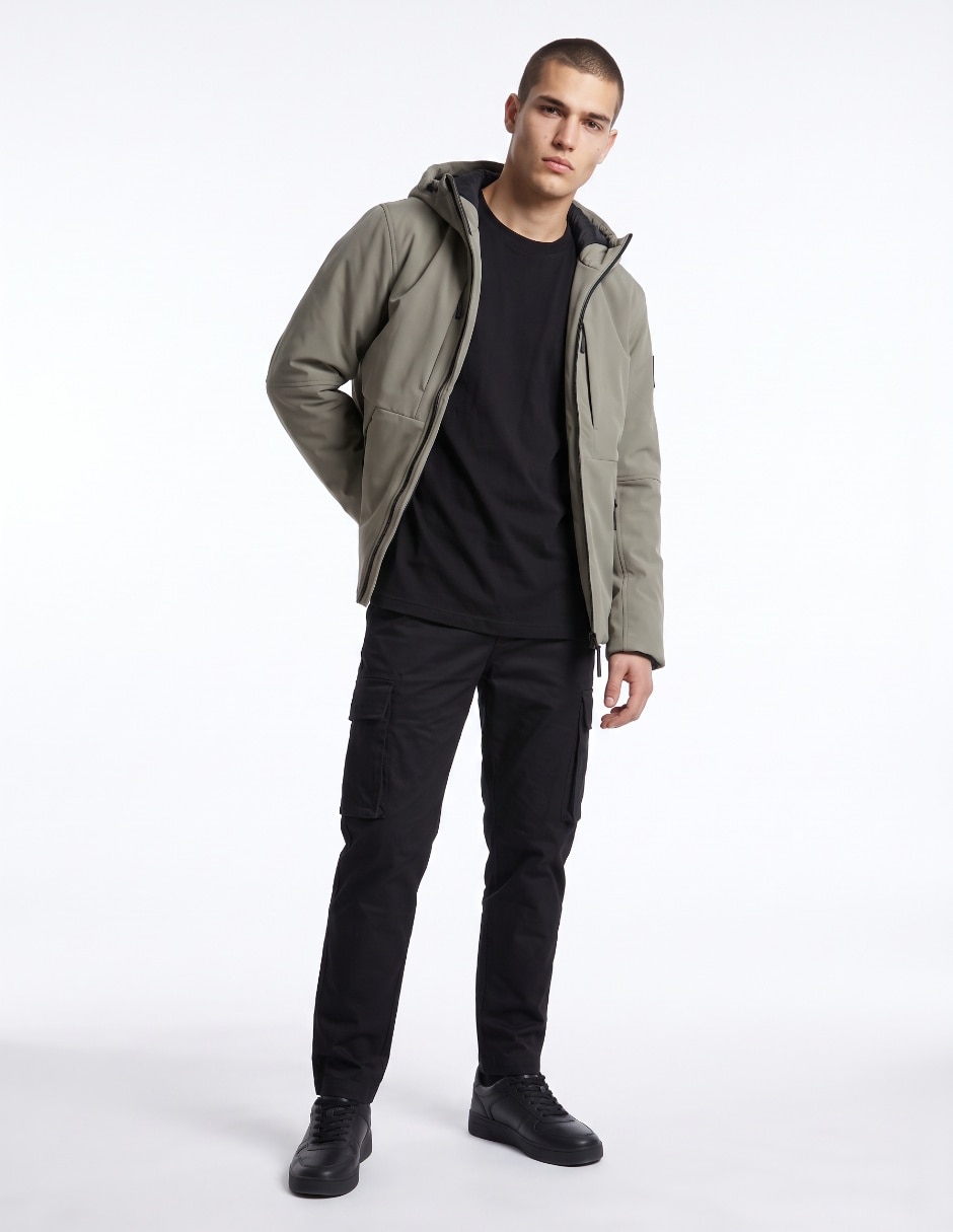 Chamarra casual con bolsillos para hombre 3