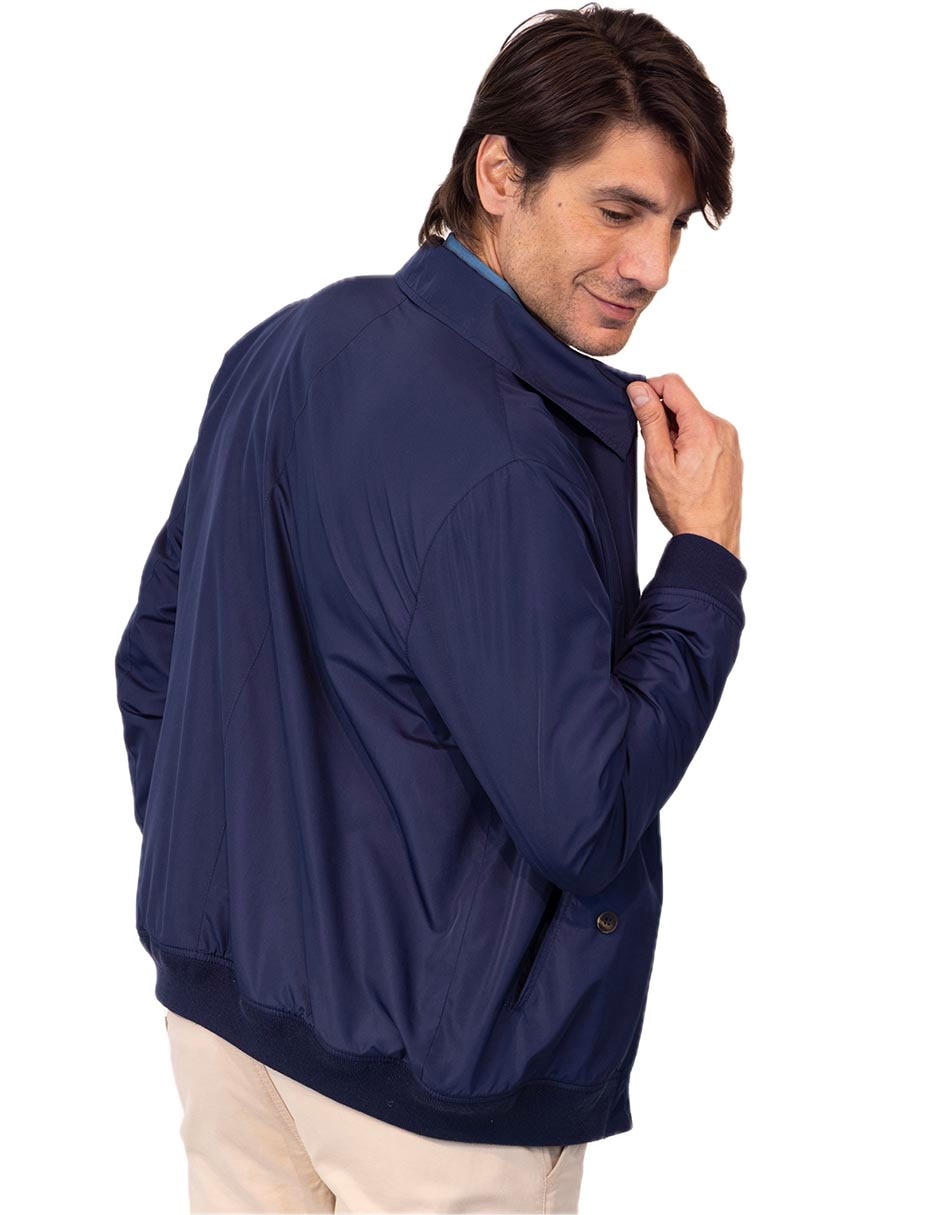 Chamarra bomber con bolsillos para hombre 2