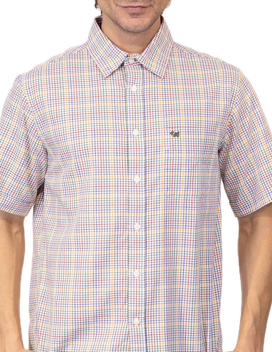 Camisa casual de algodón manga corta para hombre 3