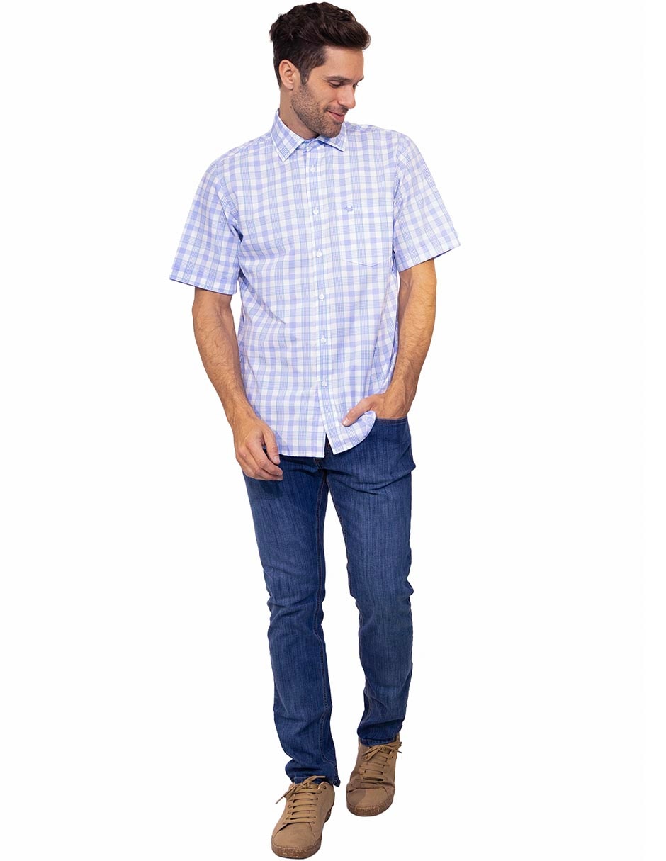 Camisa casual manga corta para hombre 2