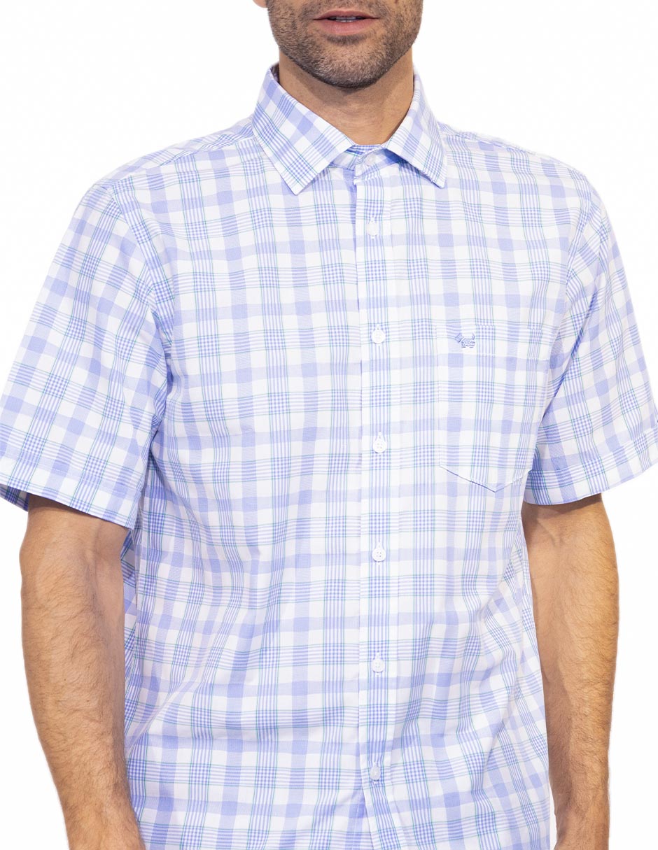 Camisa casual manga corta para hombre 3