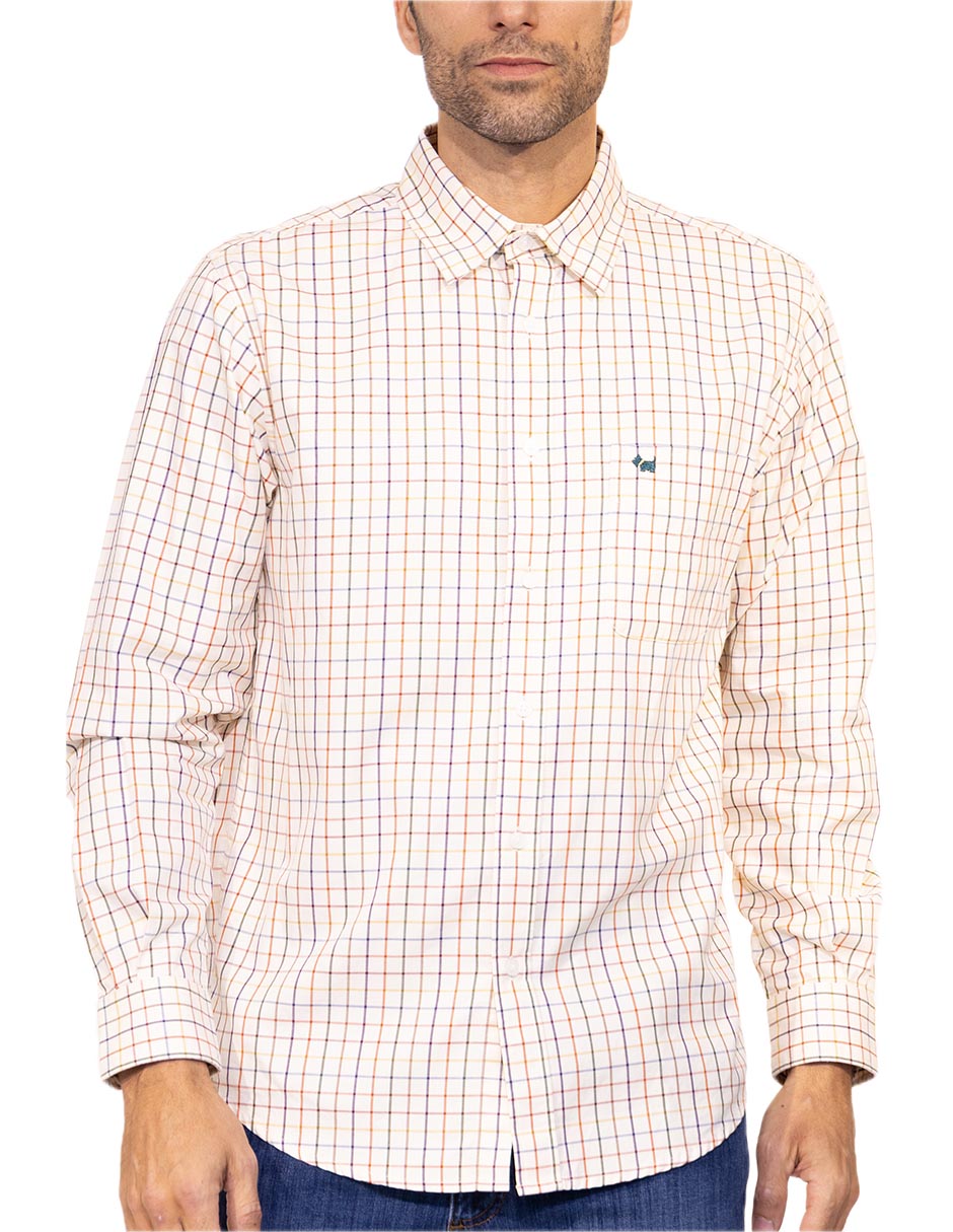 Camisa casual de algodón manga larga para hombre 3