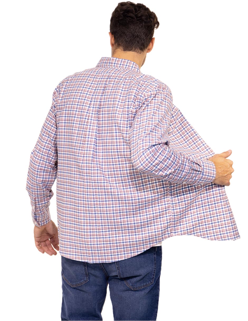 Camisa casual manga larga para hombre 2