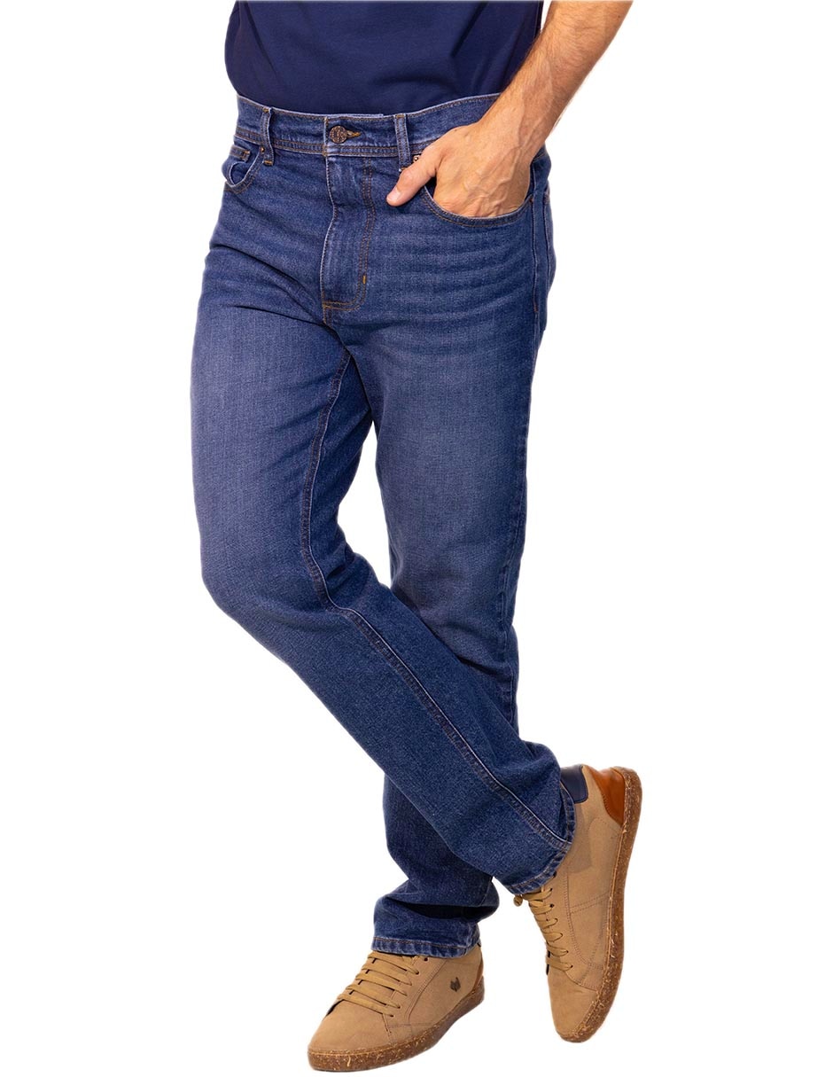 Jeans regular lavado medio para hombre Jeans regular lavado medio para hombre