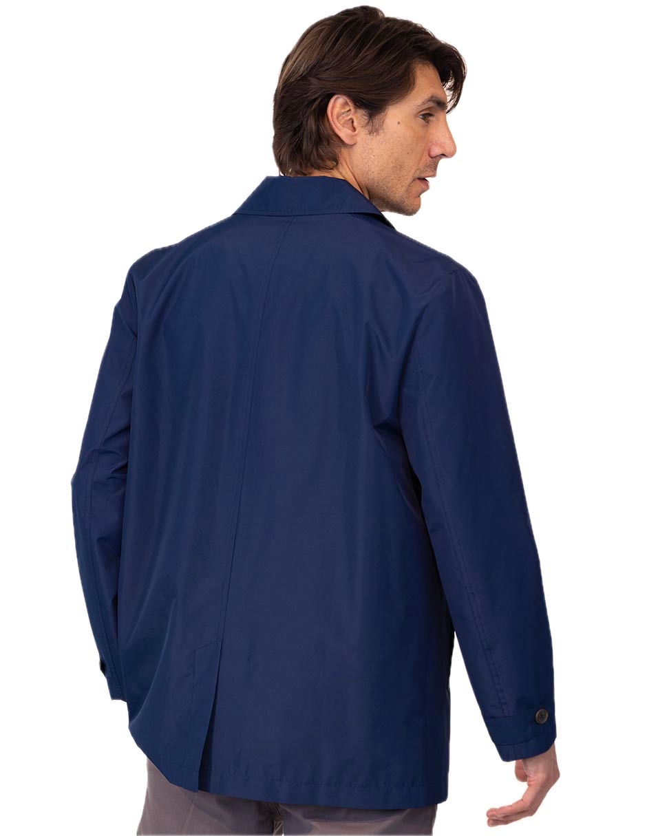 Chamarra cazadora con bolsillos para hombre
